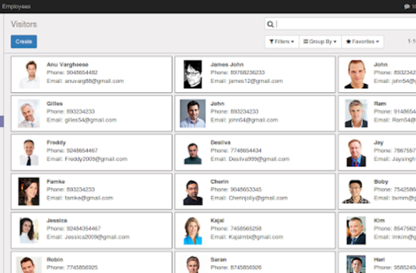 Odoo Visitor Management app