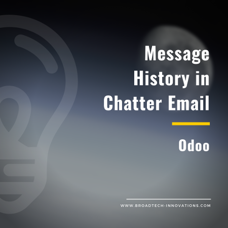 Message history in chatter emails